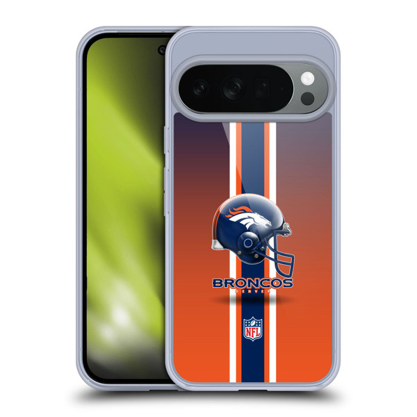 NFL Denver Broncos Logo Helmet Soft Gel Case for Google Pixel 10