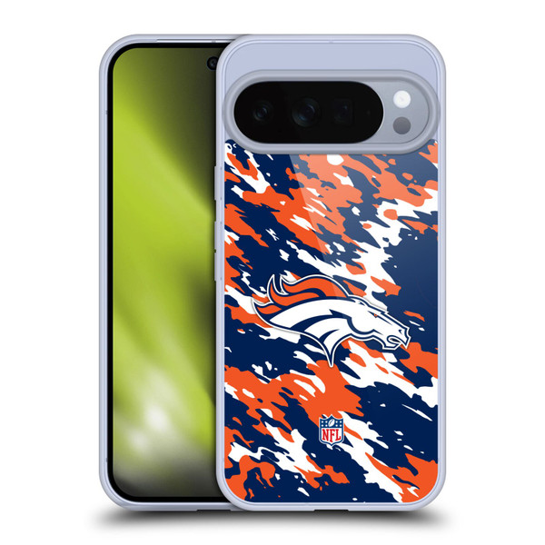 NFL Denver Broncos Logo Camou Soft Gel Case for Google Pixel 10 Pro XL