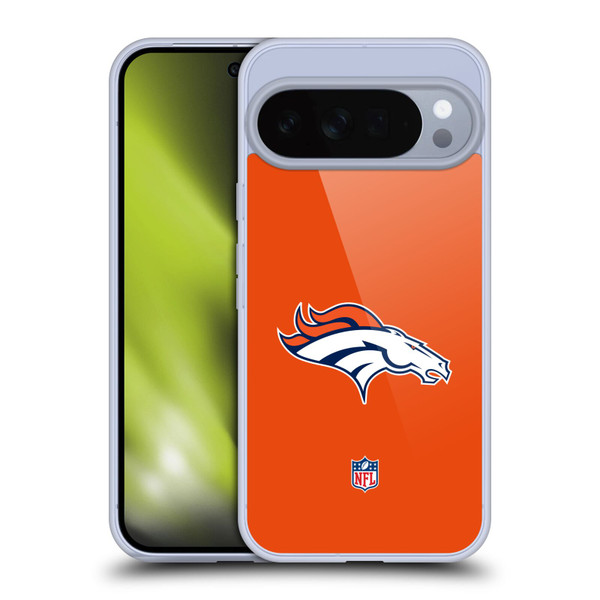 NFL Denver Broncos Logo Plain Soft Gel Case for Google Pixel 10 Pro XL