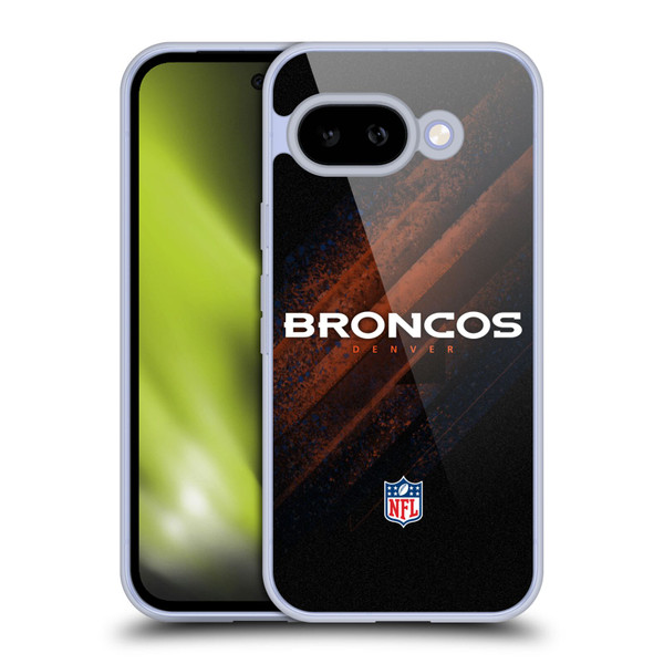 NFL Denver Broncos Logo Blur Soft Gel Case for Google Pixel 9A
