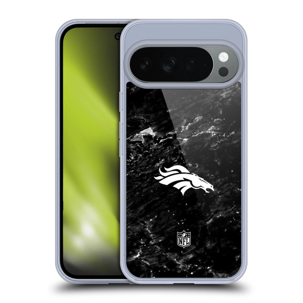 NFL Denver Broncos Artwork Marble Soft Gel Case for Google Pixel 10