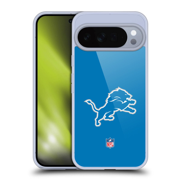 NFL Detroit Lions Logo Plain Soft Gel Case for Google Pixel 10 Pro XL