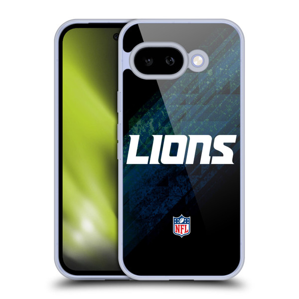 NFL Detroit Lions Logo Blur Soft Gel Case for Google Pixel 9A