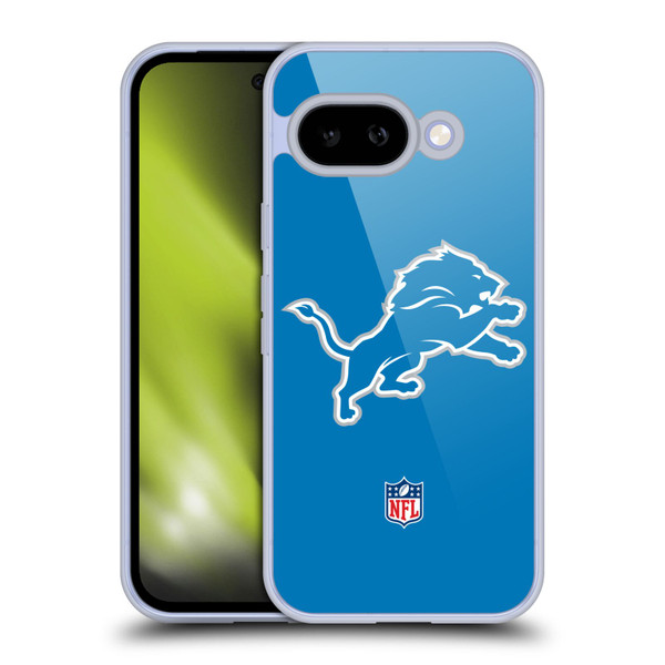 NFL Detroit Lions Logo Plain Soft Gel Case for Google Pixel 9A