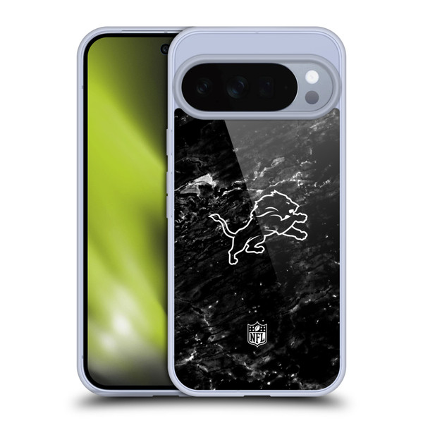 NFL Detroit Lions Artwork Marble Soft Gel Case for Google Pixel 10 Pro XL