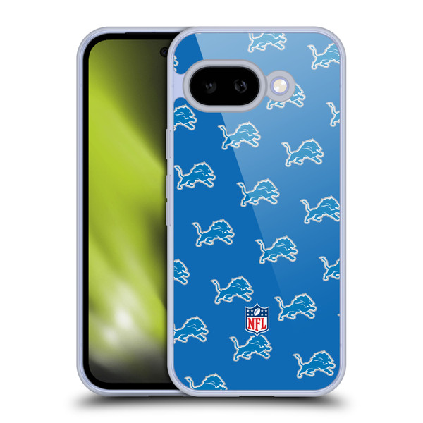 NFL Detroit Lions Artwork Patterns Soft Gel Case for Google Pixel 9A