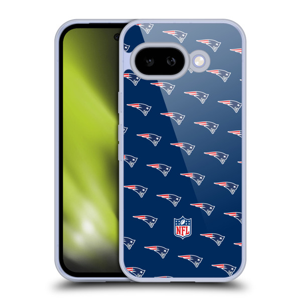 NFL New England Patriots Artwork Patterns Soft Gel Case for Google Pixel 9A