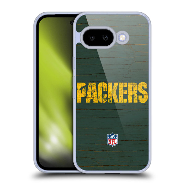 NFL Green Bay Packers Logo Distressed Look Soft Gel Case for Google Pixel 9A