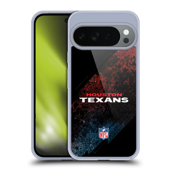 NFL Houston Texans Logo Blur Soft Gel Case for Google Pixel 10