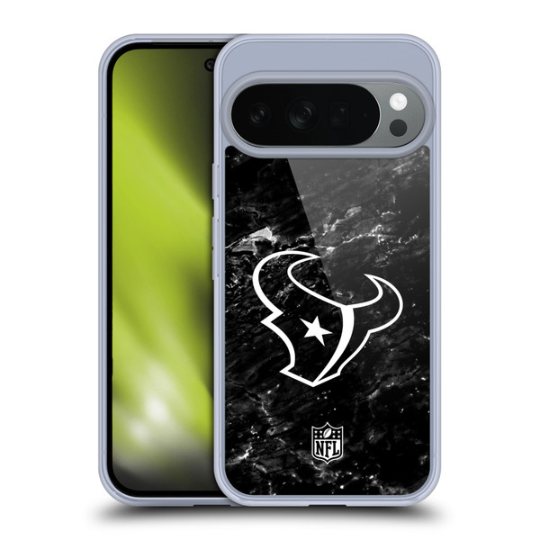 NFL Houston Texans Artwork Marble Soft Gel Case for Google Pixel 10