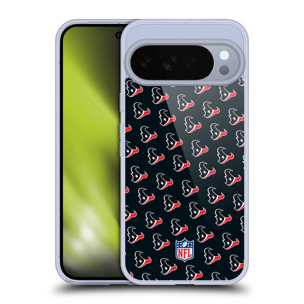 NFL Houston Texans Artwork Patterns Soft Gel Case for Google Pixel 10 Pro XL
