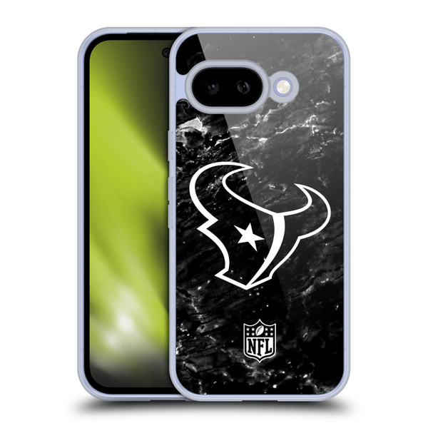 NFL Houston Texans Artwork Marble Soft Gel Case for Google Pixel 9A