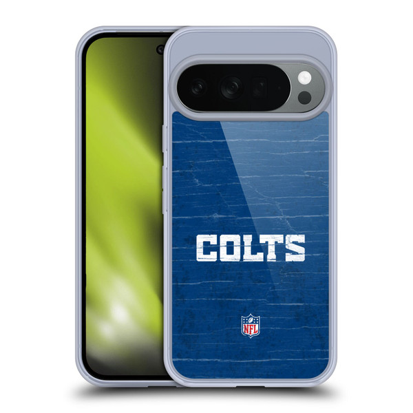 NFL Indianapolis Colts Logo Distressed Look Soft Gel Case for Google Pixel 10