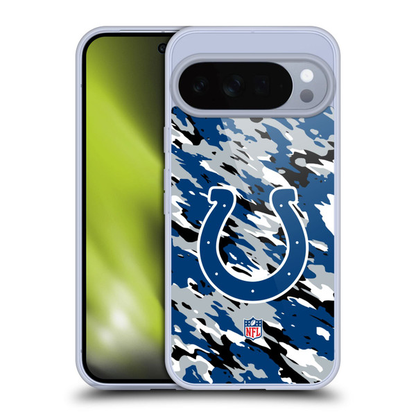 NFL Indianapolis Colts Logo Camou Soft Gel Case for Google Pixel 10 Pro XL