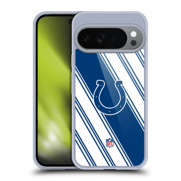 NFL Indianapolis Colts Artwork Stripes Soft Gel Case for Google Pixel 10