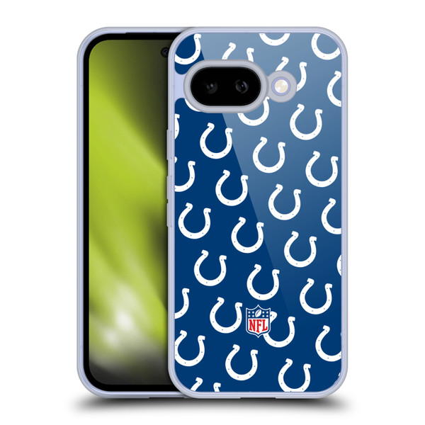 NFL Indianapolis Colts Artwork Patterns Soft Gel Case for Google Pixel 9A