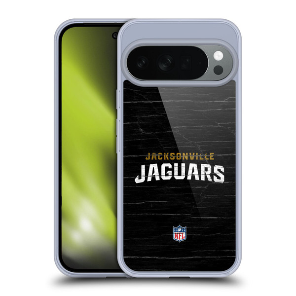 NFL Jacksonville Jaguars Logo Distressed Look Soft Gel Case for Google Pixel 10