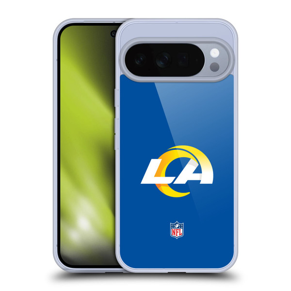 NFL Los Angeles Rams Logo Plain Soft Gel Case for Google Pixel 10 Pro XL