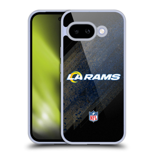 NFL Los Angeles Rams Logo Blur Soft Gel Case for Google Pixel 9A