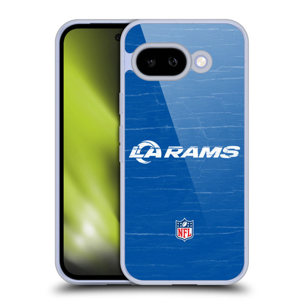 NFL Los Angeles Rams Logo Distressed Look Soft Gel Case for Google Pixel 9A