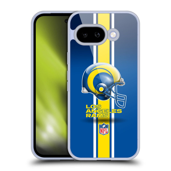 NFL Los Angeles Rams Logo Helmet Soft Gel Case for Google Pixel 9A
