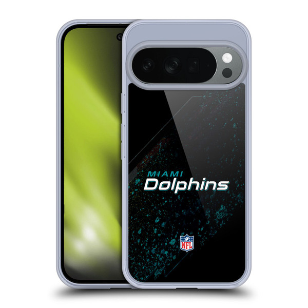 NFL Miami Dolphins Logo Blur Soft Gel Case for Google Pixel 10