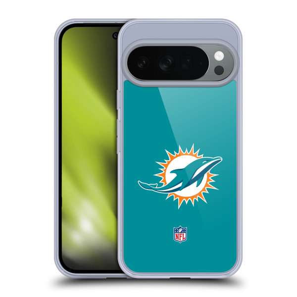 NFL Miami Dolphins Logo Plain Soft Gel Case for Google Pixel 10