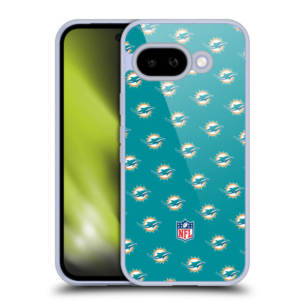 NFL Miami Dolphins Artwork Patterns Soft Gel Case for Google Pixel 9A