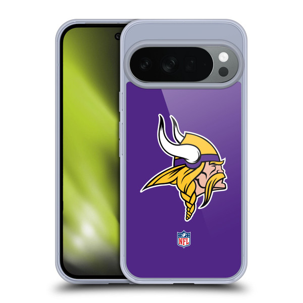 NFL Minnesota Vikings Logo Plain Soft Gel Case for Google Pixel 10