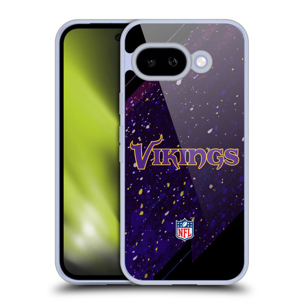 NFL Minnesota Vikings Logo Blur Soft Gel Case for Google Pixel 9A