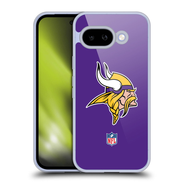 NFL Minnesota Vikings Logo Plain Soft Gel Case for Google Pixel 9A