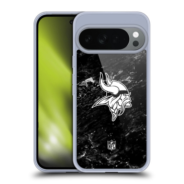 NFL Minnesota Vikings Artwork Marble Soft Gel Case for Google Pixel 10