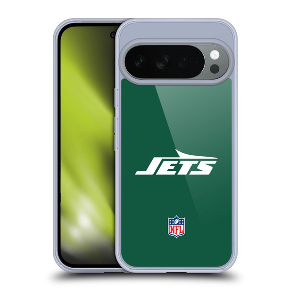 NFL New York Jets Logo Plain Soft Gel Case for Google Pixel 10