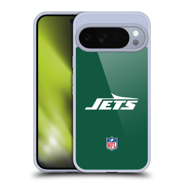 NFL New York Jets Logo Plain Soft Gel Case for Google Pixel 10 Pro XL