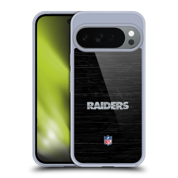 NFL Las Vegas Raiders Logo Distressed Look Soft Gel Case for Google Pixel 10