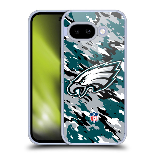 NFL Philadelphia Eagles Logo Camou Soft Gel Case for Google Pixel 9A