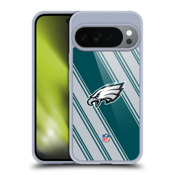 NFL Philadelphia Eagles Artwork Stripes Soft Gel Case for Google Pixel 10