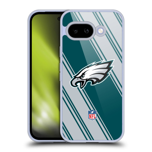 NFL Philadelphia Eagles Artwork Stripes Soft Gel Case for Google Pixel 9A