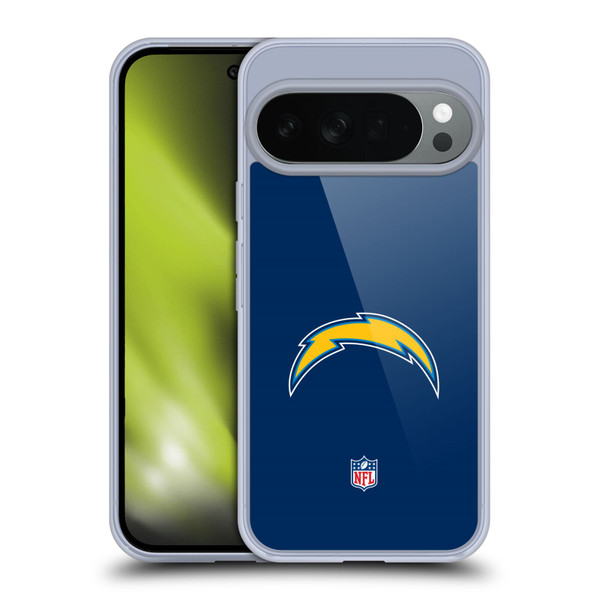 NFL Los Angeles Chargers Logo Plain Soft Gel Case for Google Pixel 10