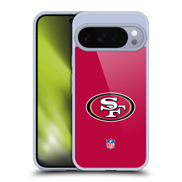 NFL San Francisco 49Ers Logo Plain Soft Gel Case for Google Pixel 10 Pro XL
