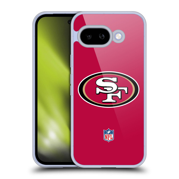 NFL San Francisco 49Ers Logo Plain Soft Gel Case for Google Pixel 9A
