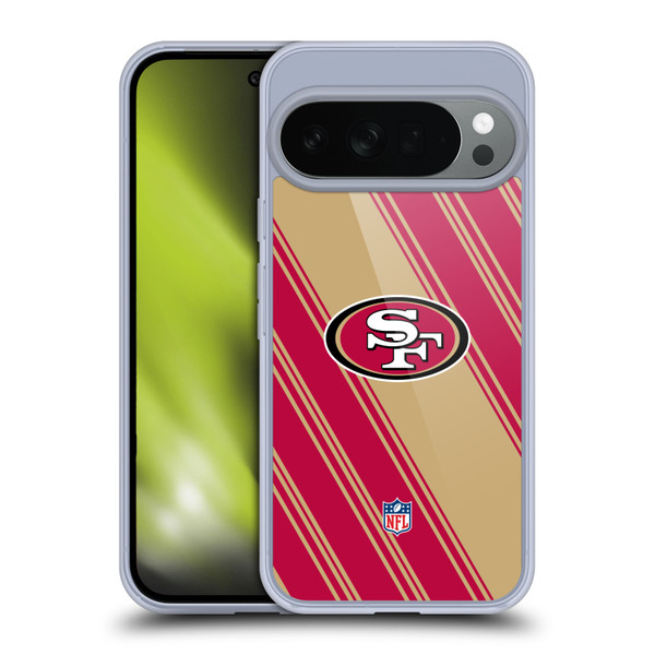 NFL San Francisco 49ers Artwork Stripes Soft Gel Case for Google Pixel 10