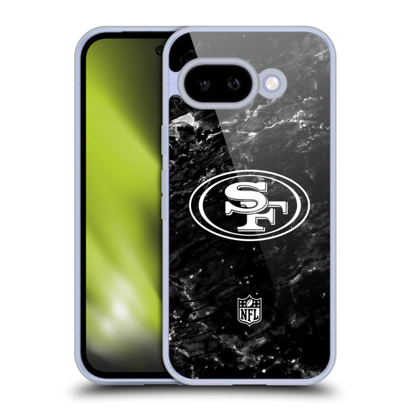 NFL San Francisco 49ers Artwork Marble Soft Gel Case for Google Pixel 9A