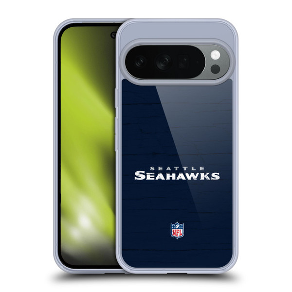NFL Seattle Seahawks Logo Distressed Look Soft Gel Case for Google Pixel 10