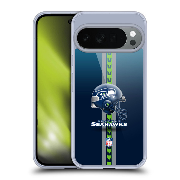 NFL Seattle Seahawks Logo Helmet Soft Gel Case for Google Pixel 10