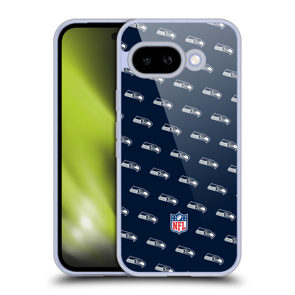 NFL Seattle Seahawks Artwork Patterns Soft Gel Case for Google Pixel 9A