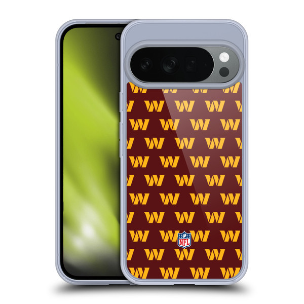 NFL Washington Football Team Artwork Patterns Soft Gel Case for Google Pixel 10