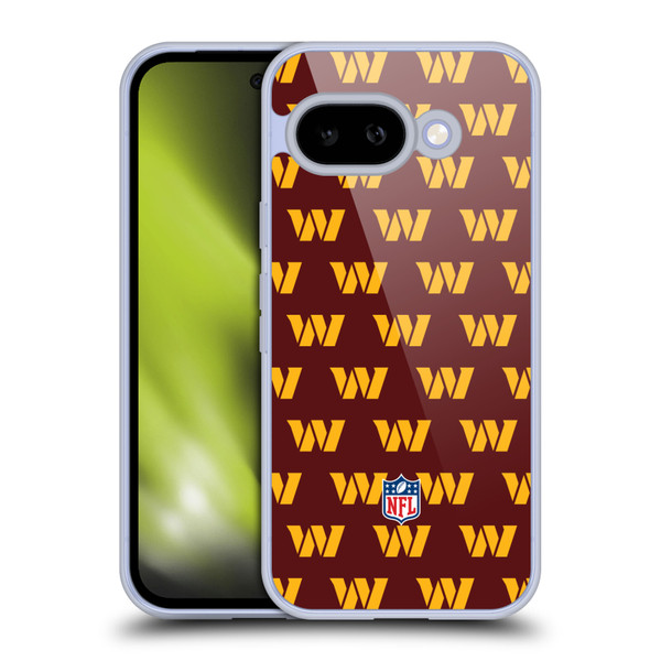 NFL Washington Football Team Artwork Patterns Soft Gel Case for Google Pixel 9A