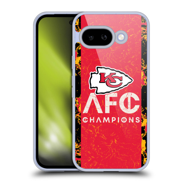 NFL 2024 Division Champions AFC Champ Chiefs Soft Gel Case for Google Pixel 9A