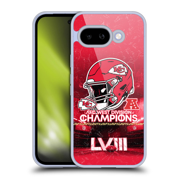 NFL 2024 Division Champions AFC Helmet Chiefs Soft Gel Case for Google Pixel 9A